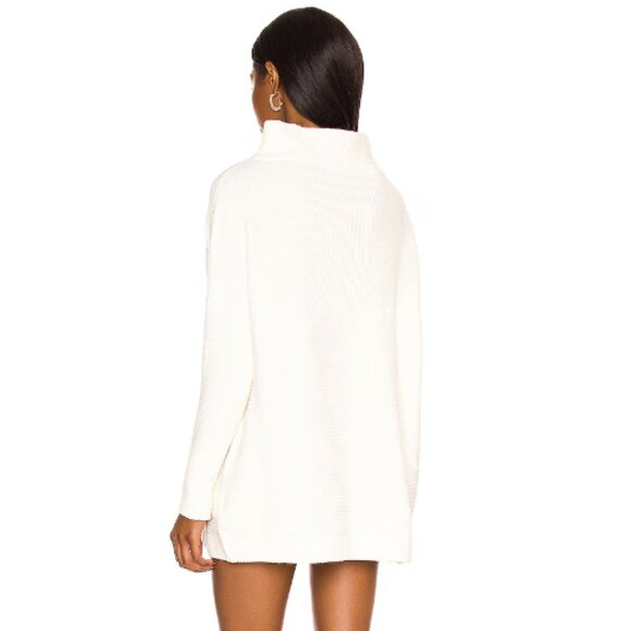 Free People Women's Ottoman Slouchy Tunic Sweater In Ecru Size Large - Picture 11 of 11